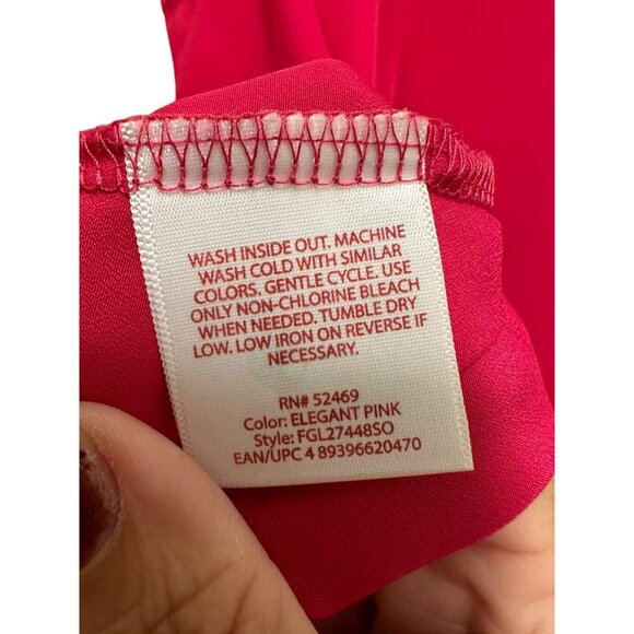 🌸3/$15🌸Plus Size Fuchsia Light Weight Tank with Front Pocket sz 30 (XXL) - Picture 5 of 6